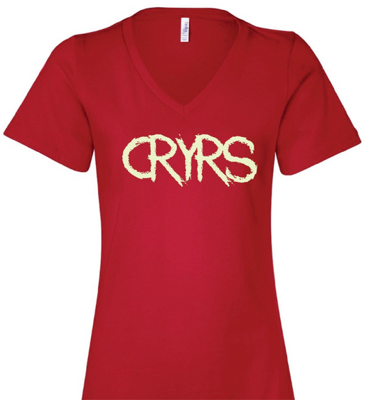 Women's Red Glow Logo Tee