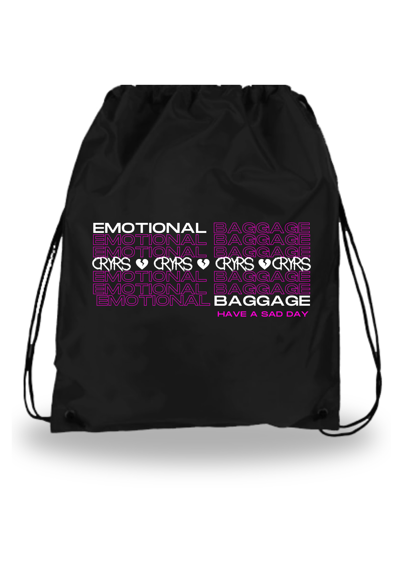 Emotional Baggage Cinch Bags